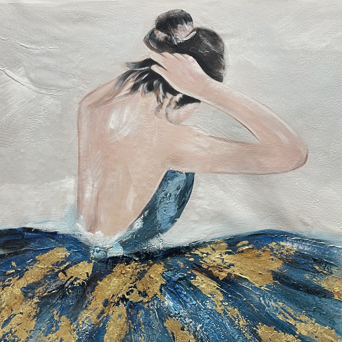 Ballerina in Blau
