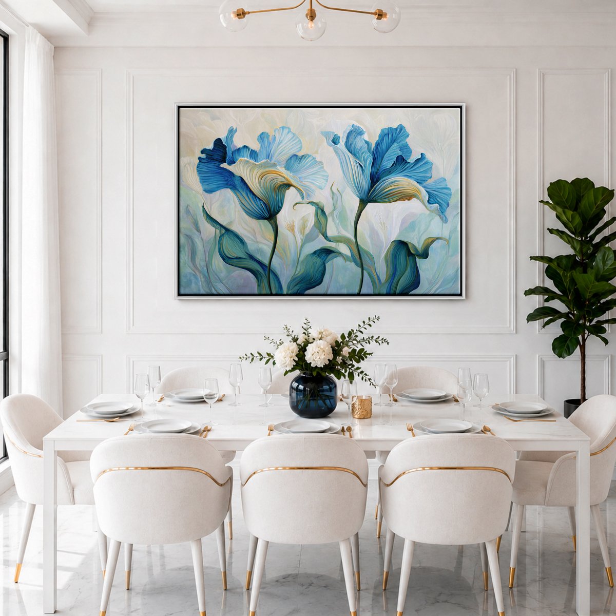 Blooming Irises