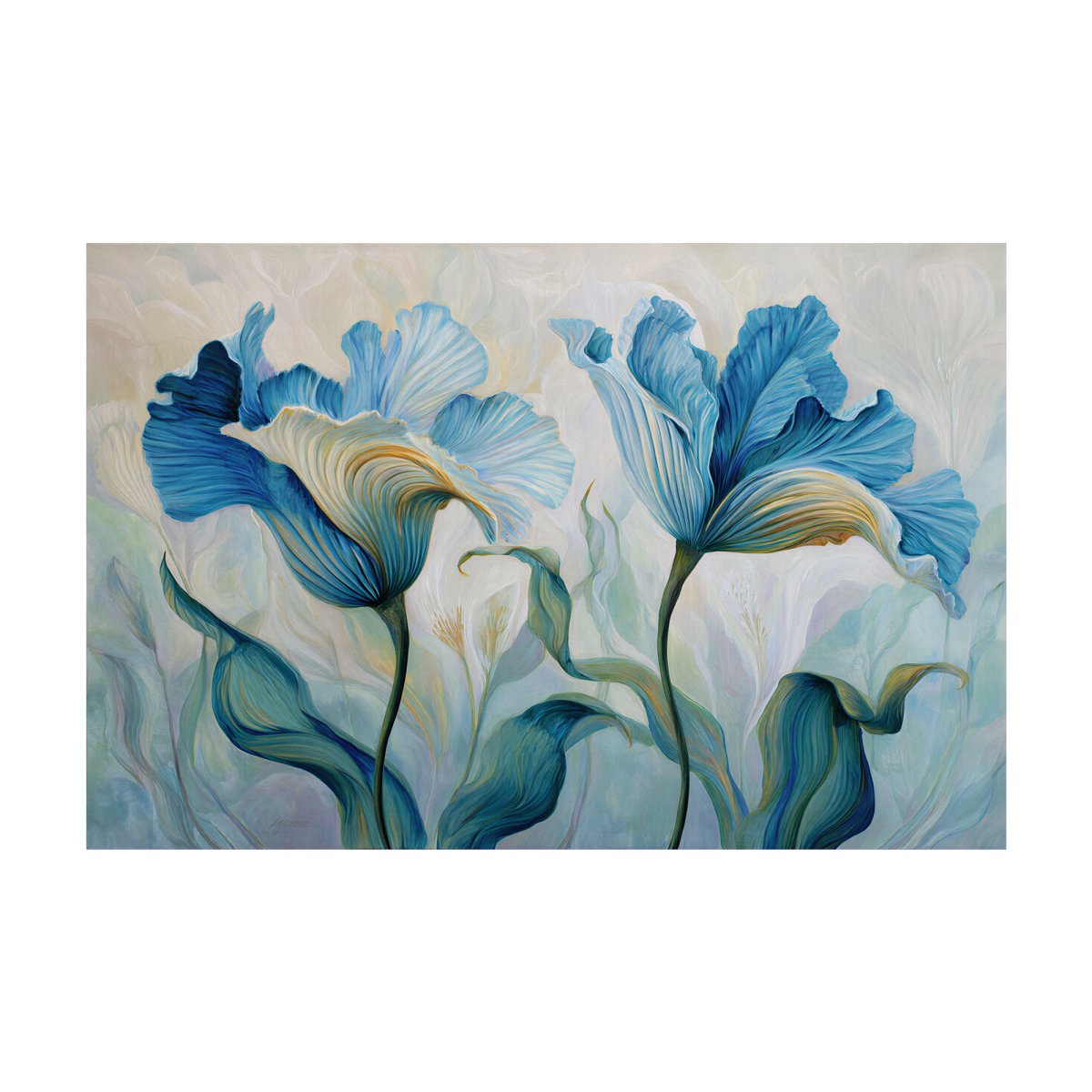 Blooming Irises