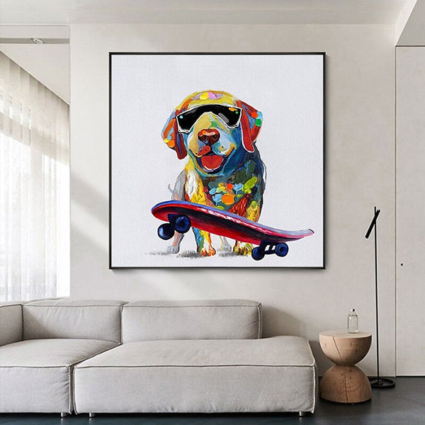 Skate the Pupper in Color