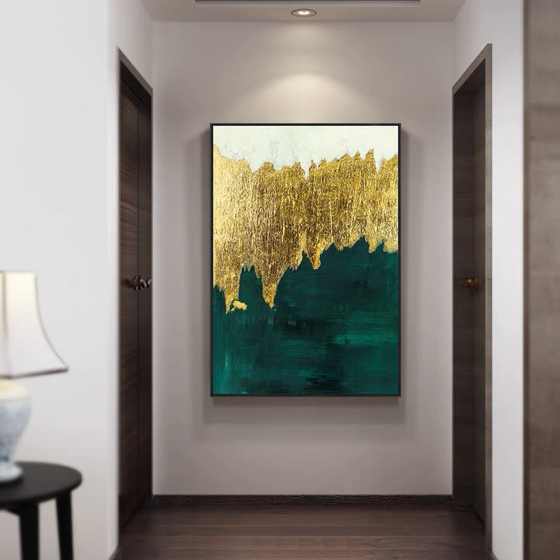 Gold Rush / Green - 32x48"