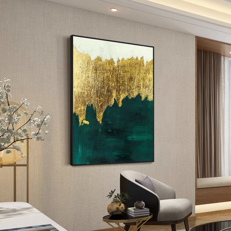 Gold Rush / Green - 32x48"