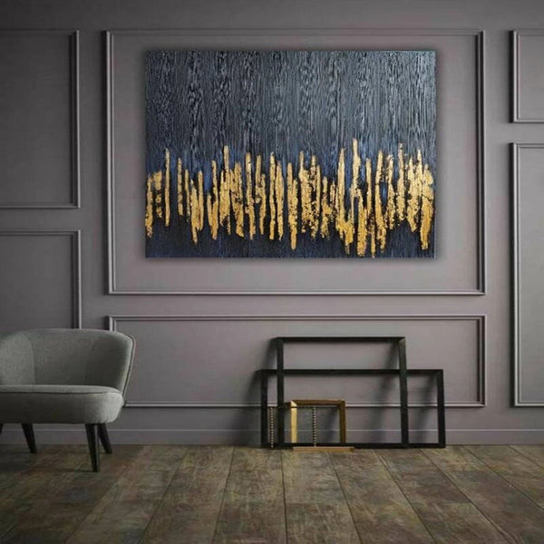 Gold Stripes (Long) - 59x40"