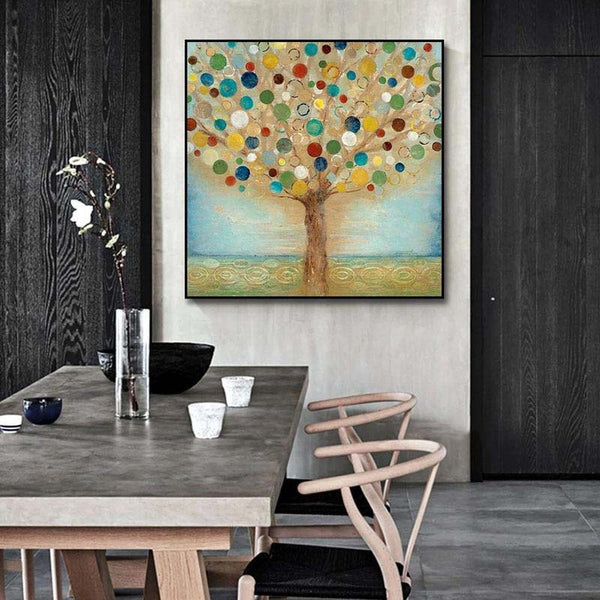 Marble Tree - 31x31"