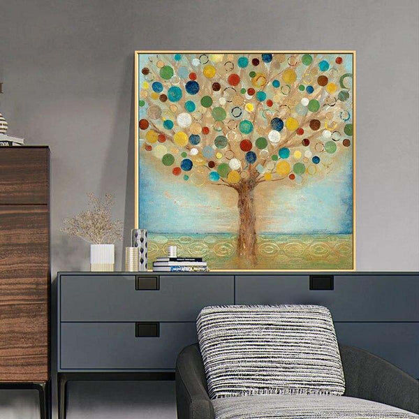 Marble Tree - 31x31"