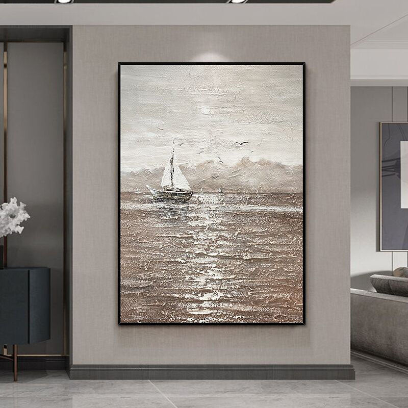 Sailing in Grey - 24x36"