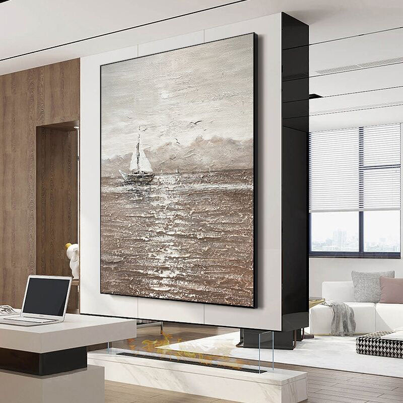 Sailing in Grey - 24x36"