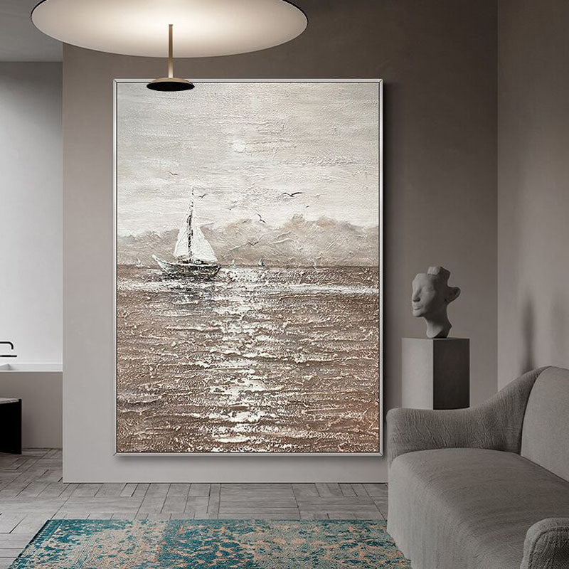 Sailing in Grey - 24x36"