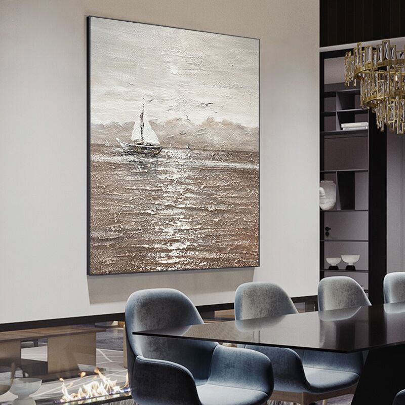 Sailing in Grey - 24x36"