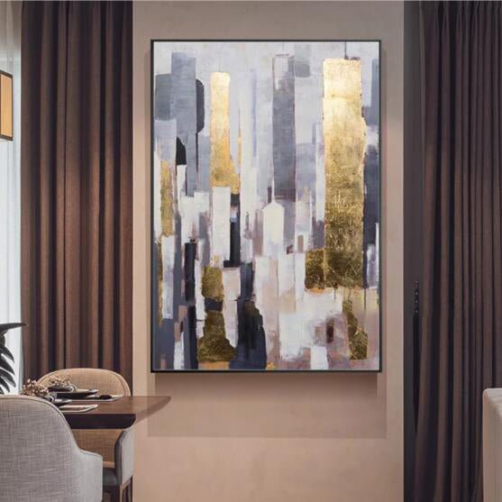 Golden Metropole - 32x48"