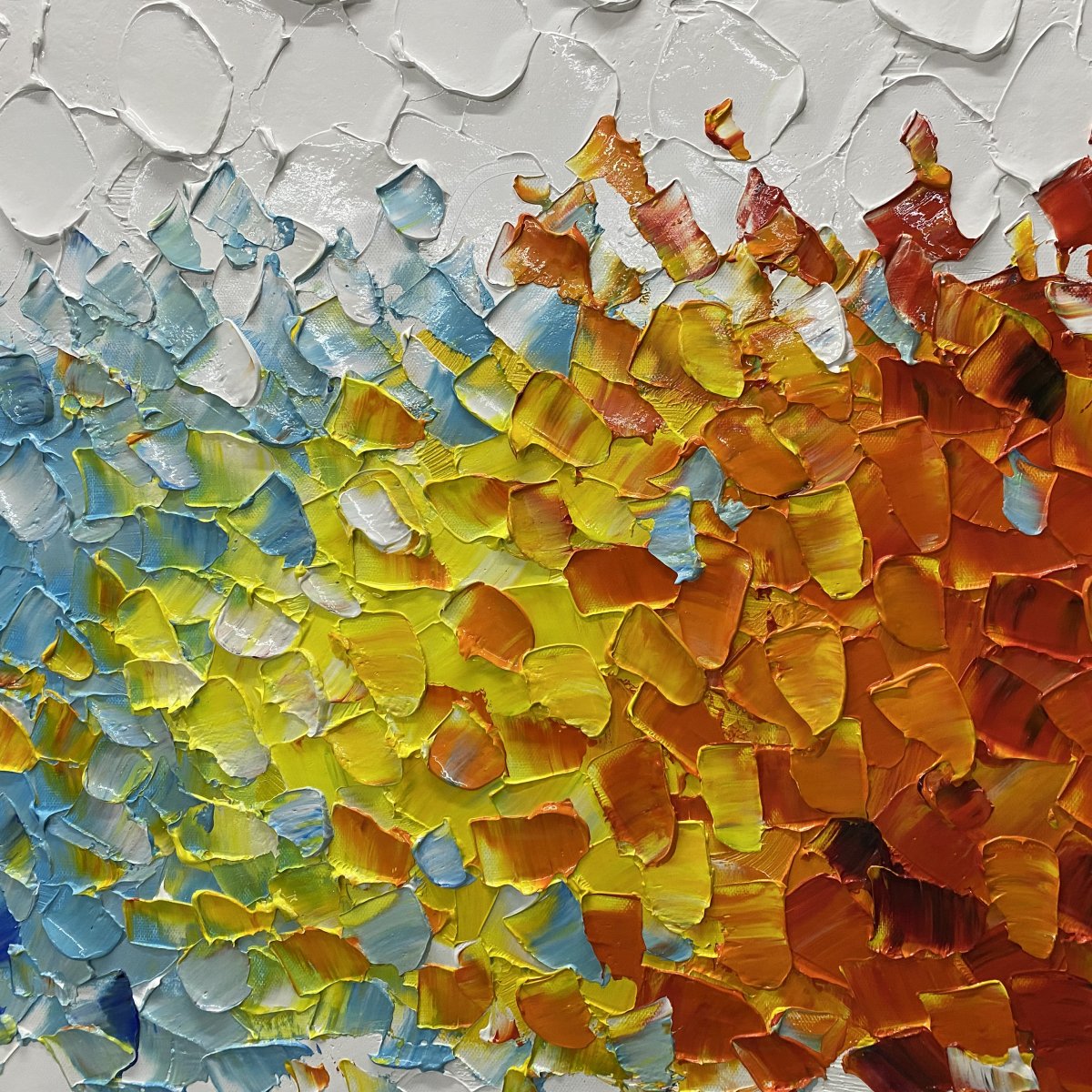 Regenbogen-Blütenblätter