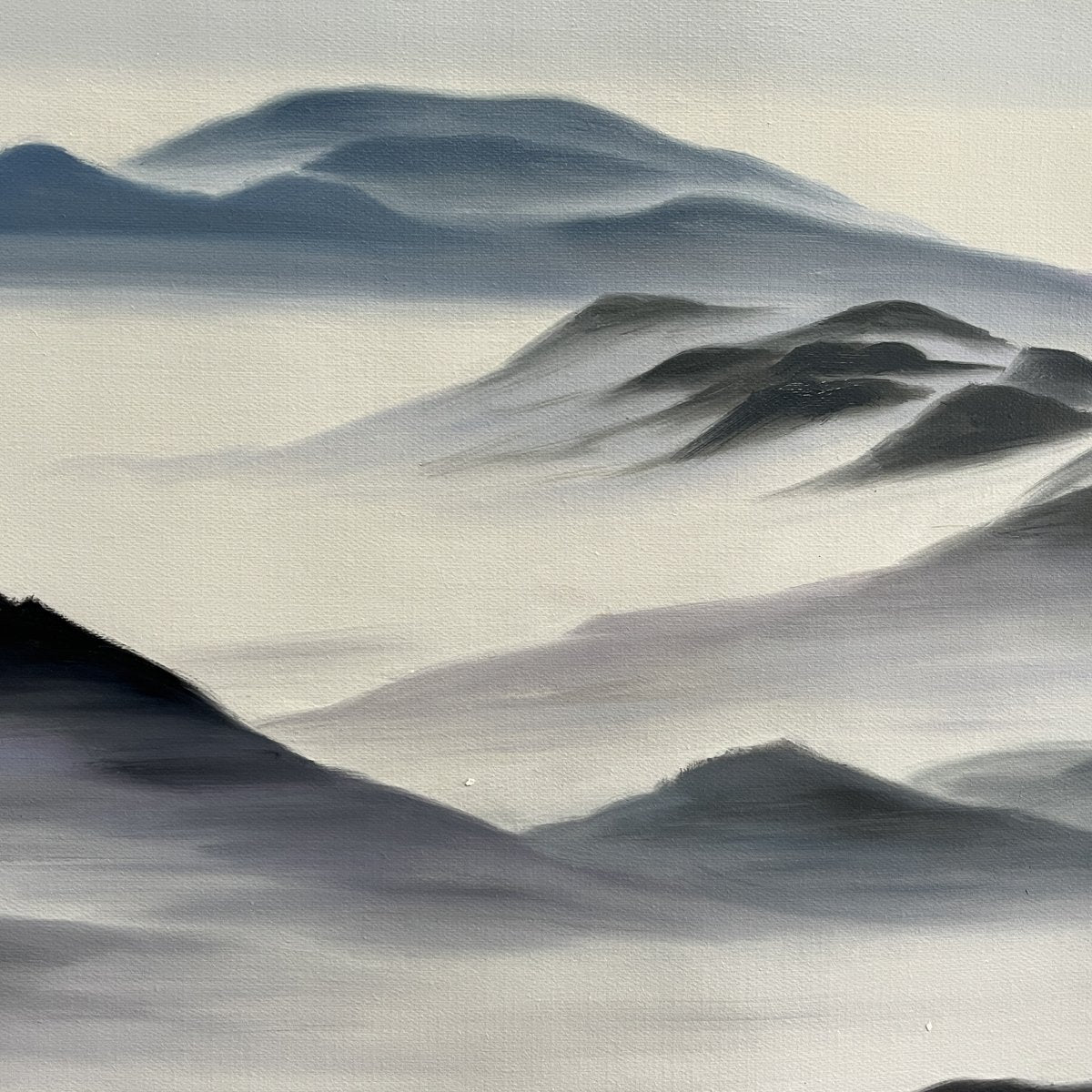 In Nebel gehüllt