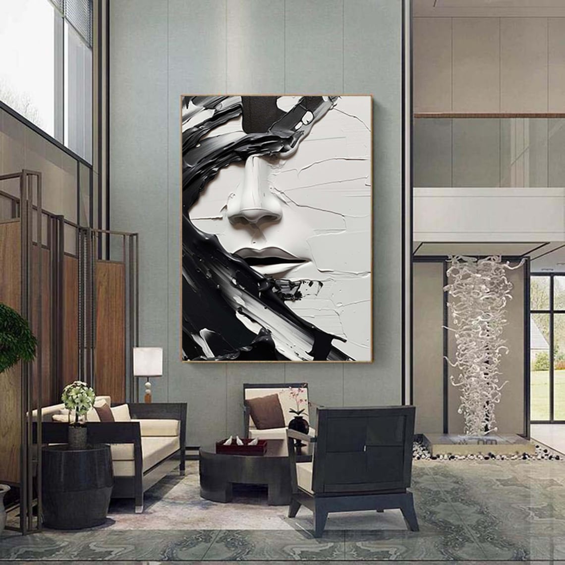 Silence. - 62x92"