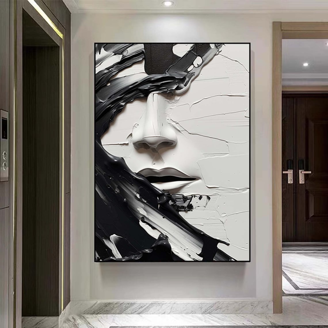 Silence. - 40x60"