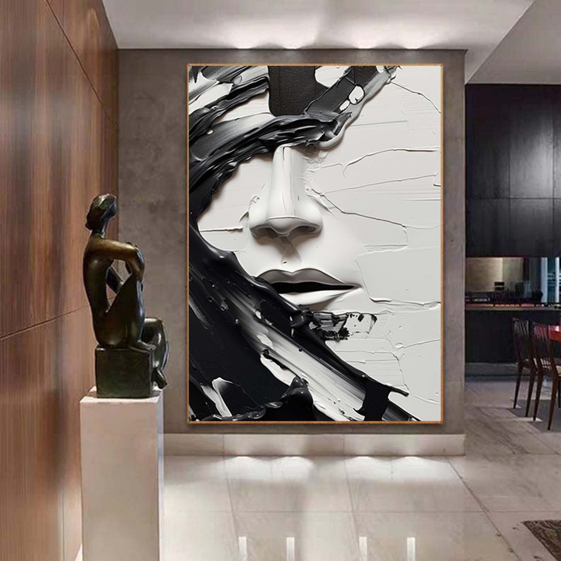 Silence. - 62x92"