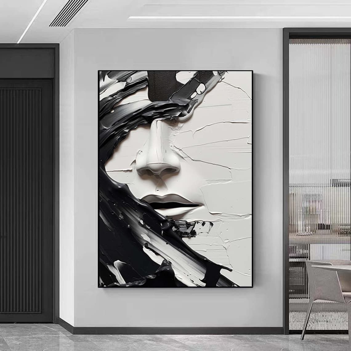 Silence. - 62x92"