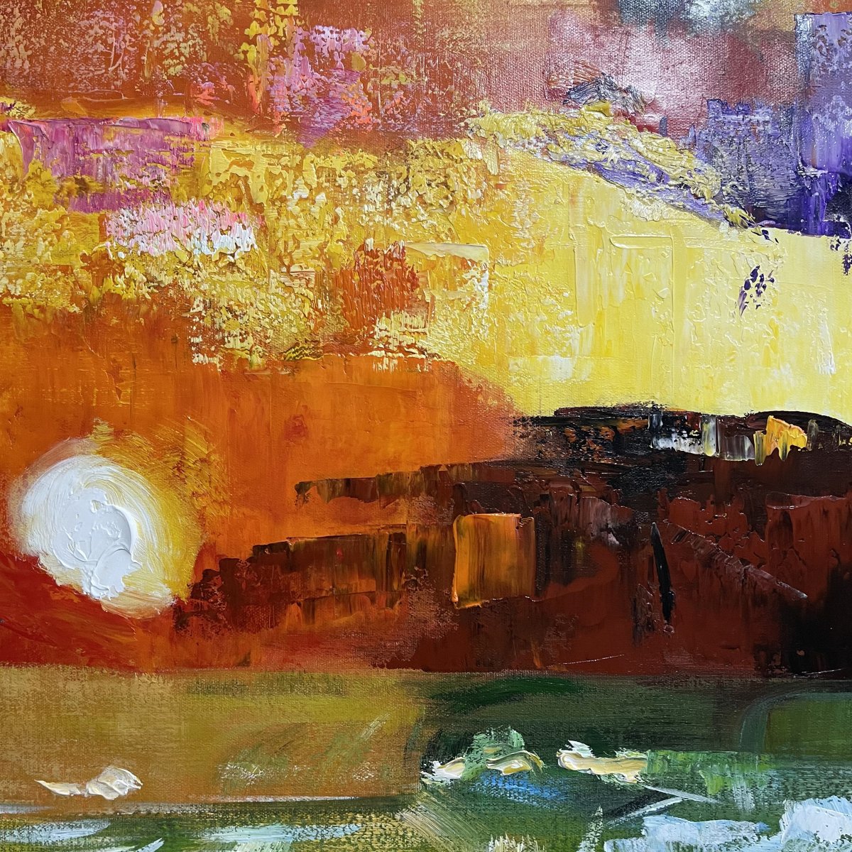 Sonnenuntergangs-Tal