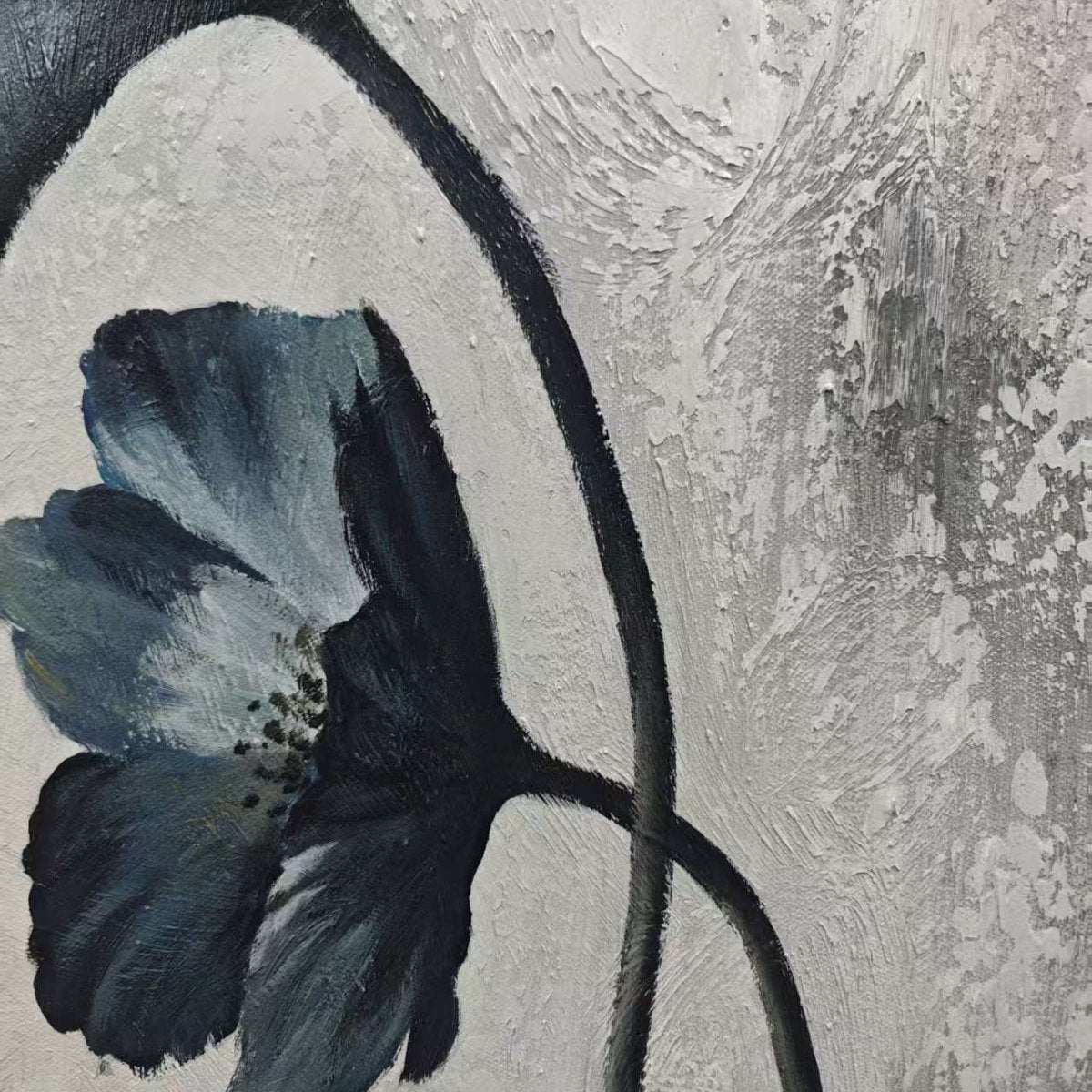 Die gefrosteten Mohnblumen