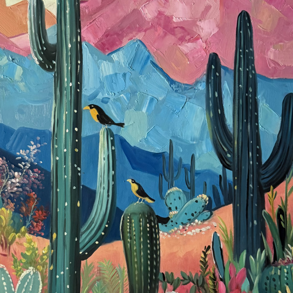 Die Bemalten Gipfel Arizonas