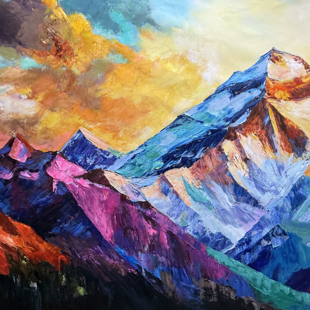 Der Gipfel der Farben