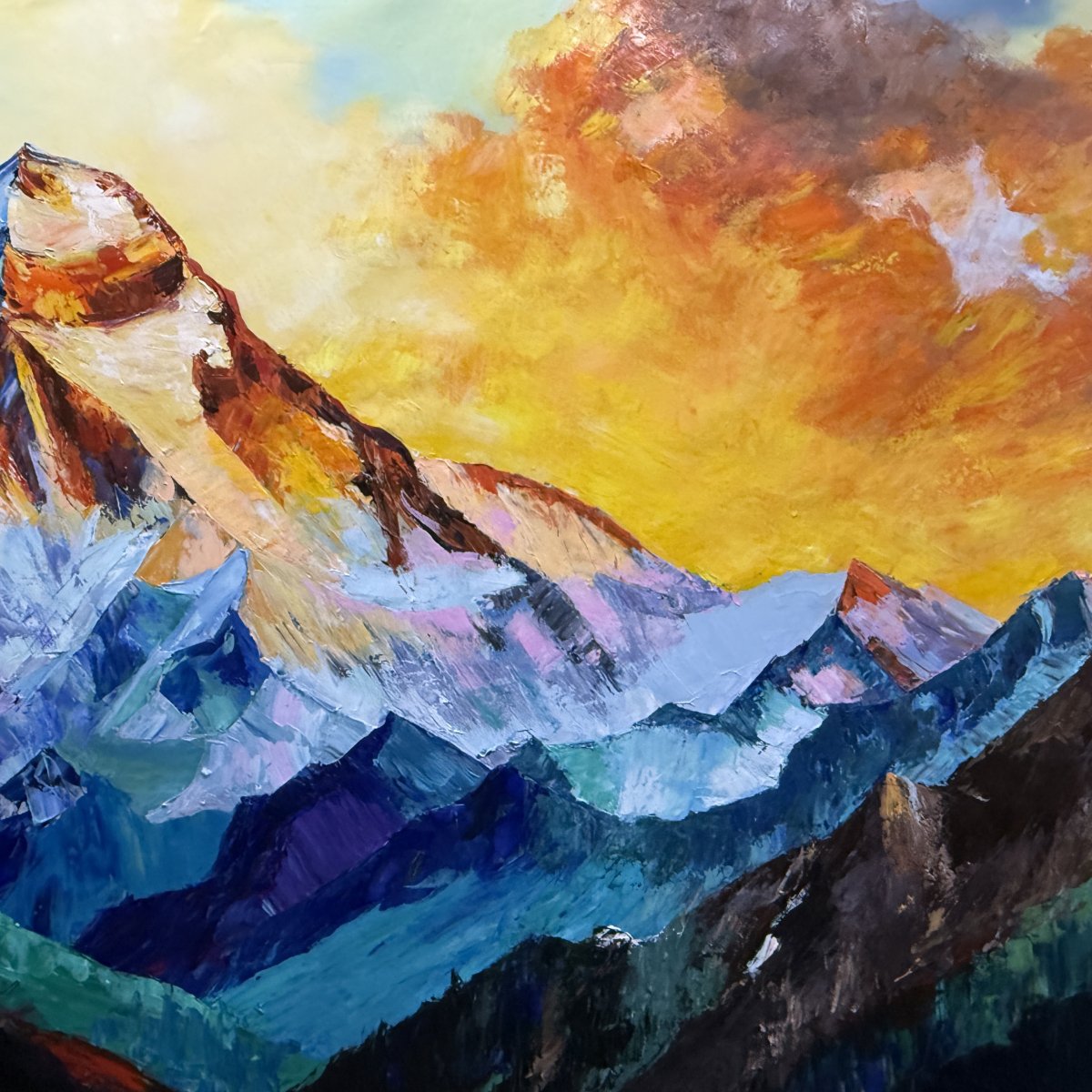 Der Gipfel der Farben