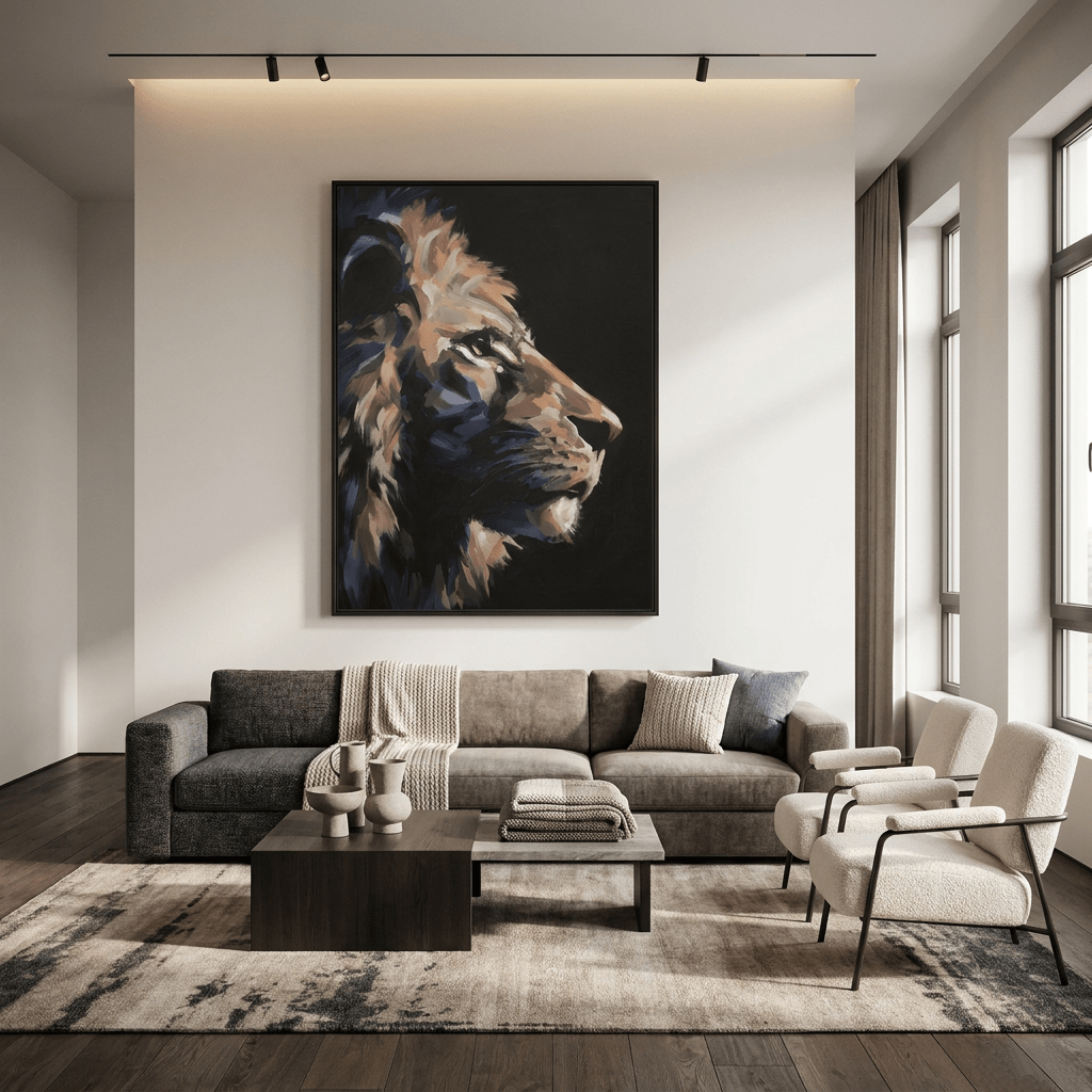 A Lion's Gaze