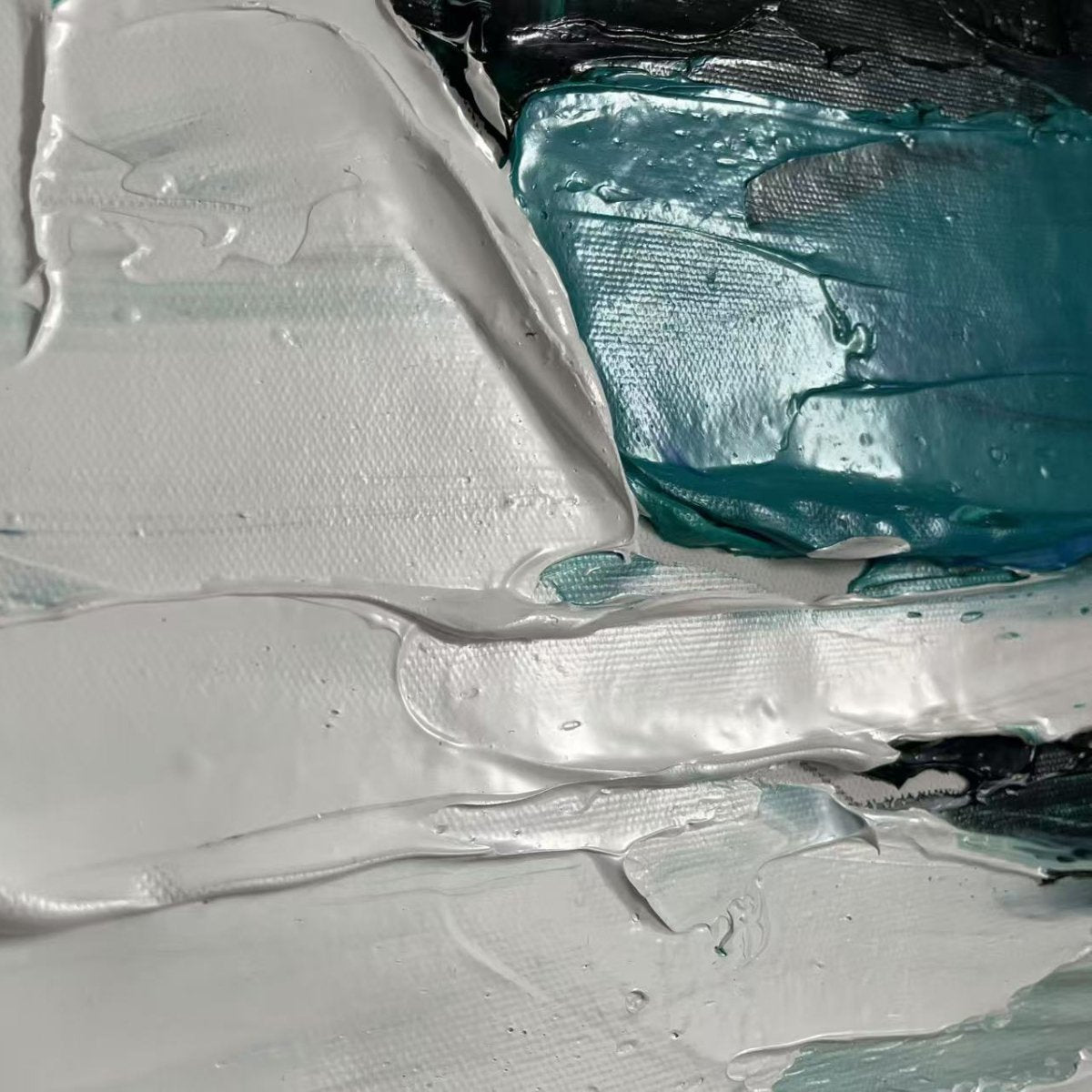 Abstrakter Gletscher