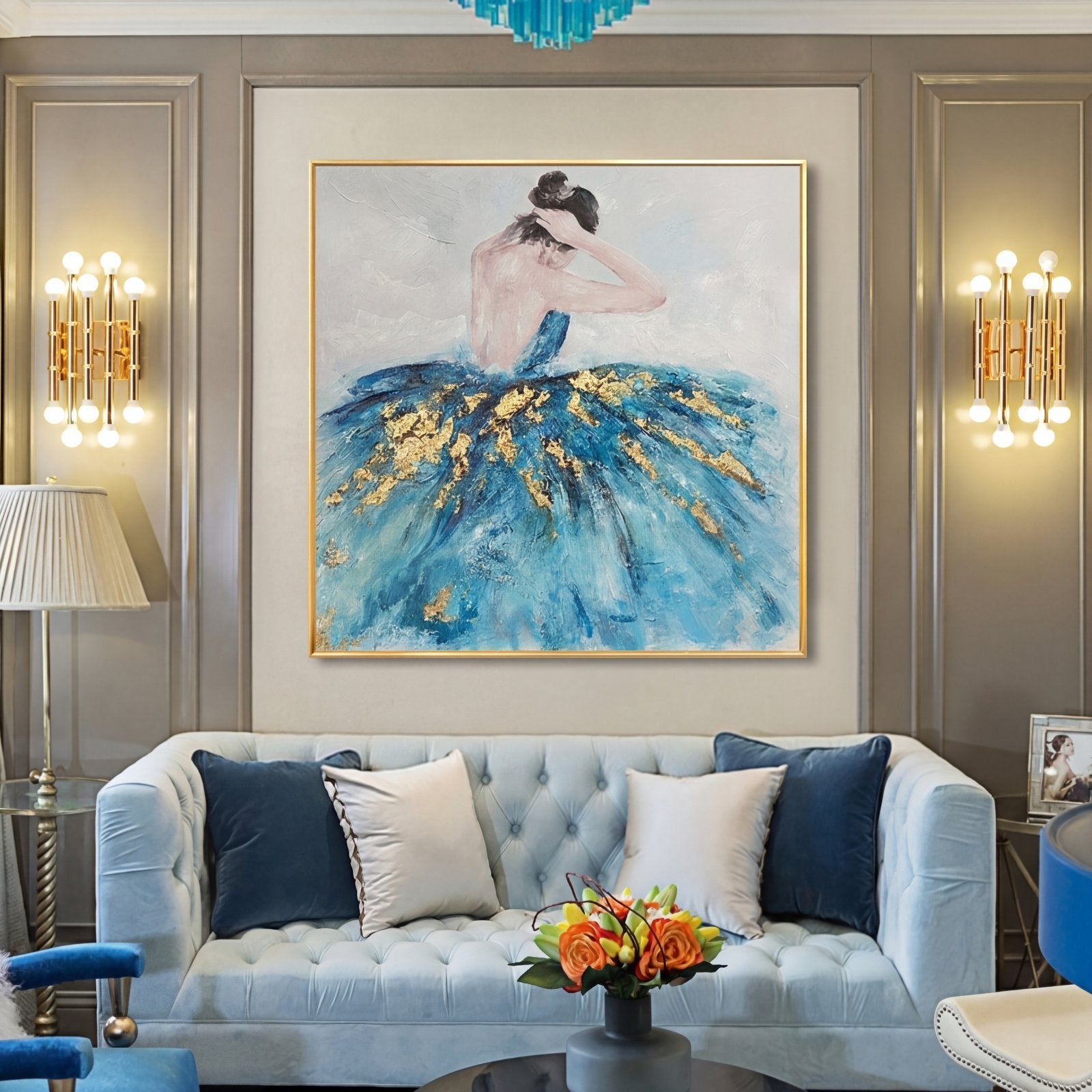 Ballerina in Blue