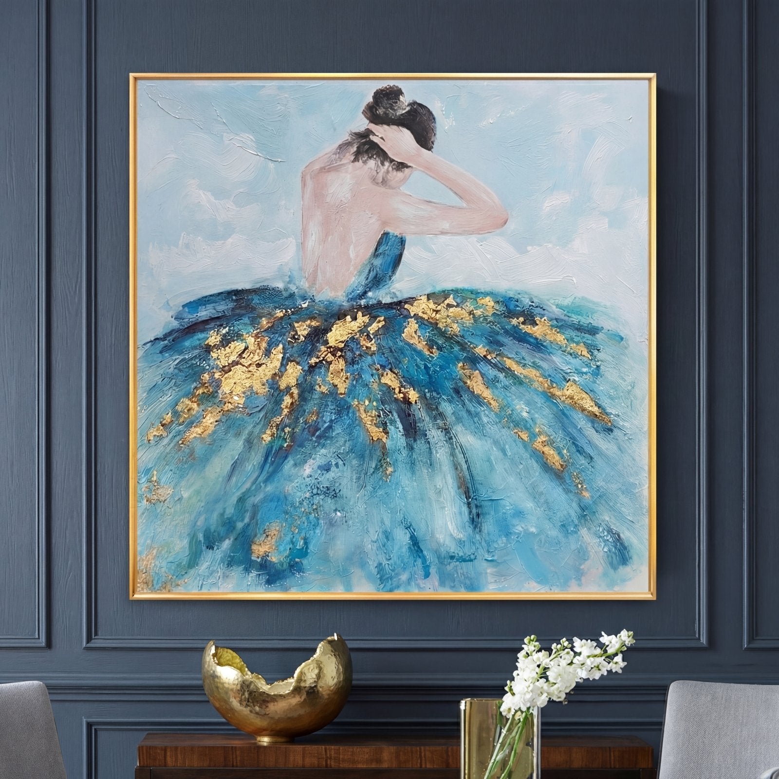 Ballerina in Blue