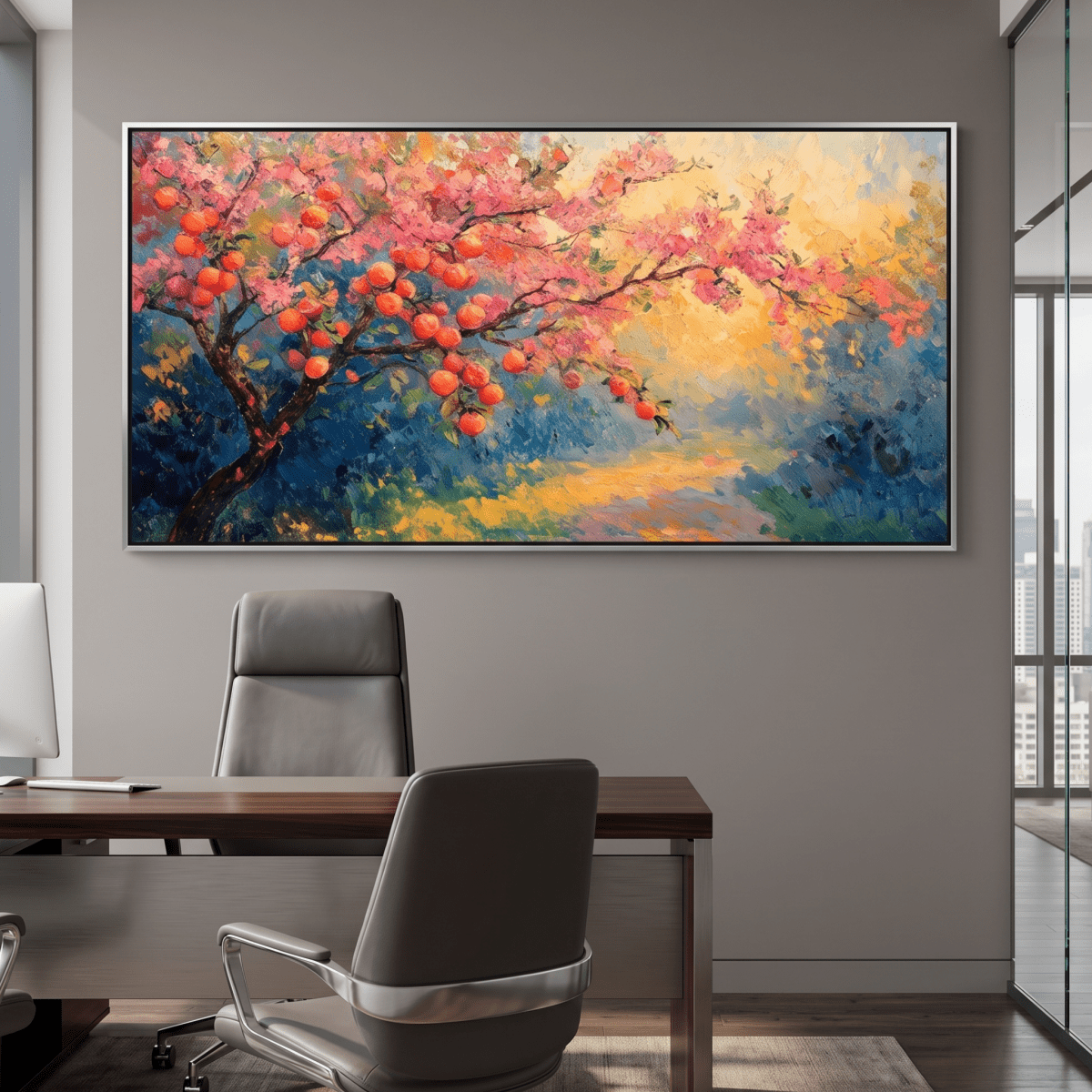 Blossoming Peaches