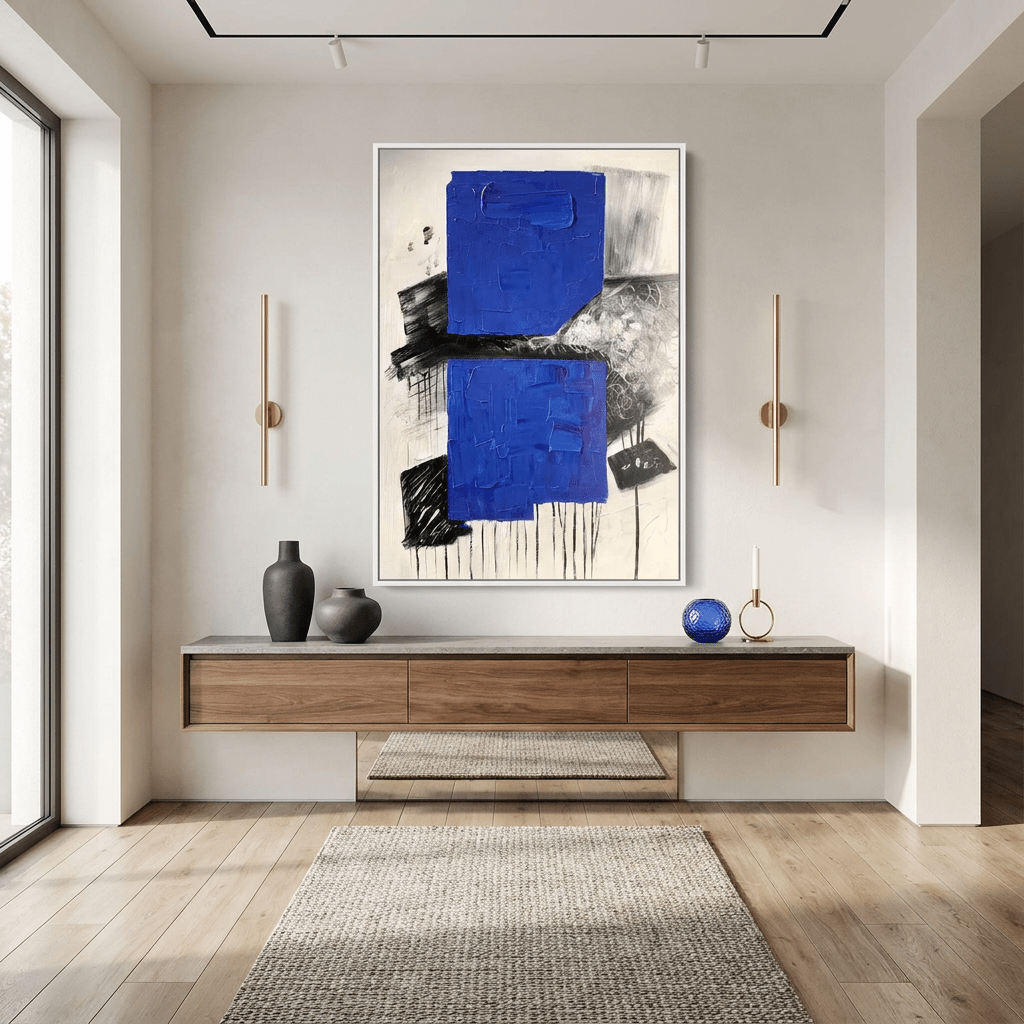 Cuadrados azules