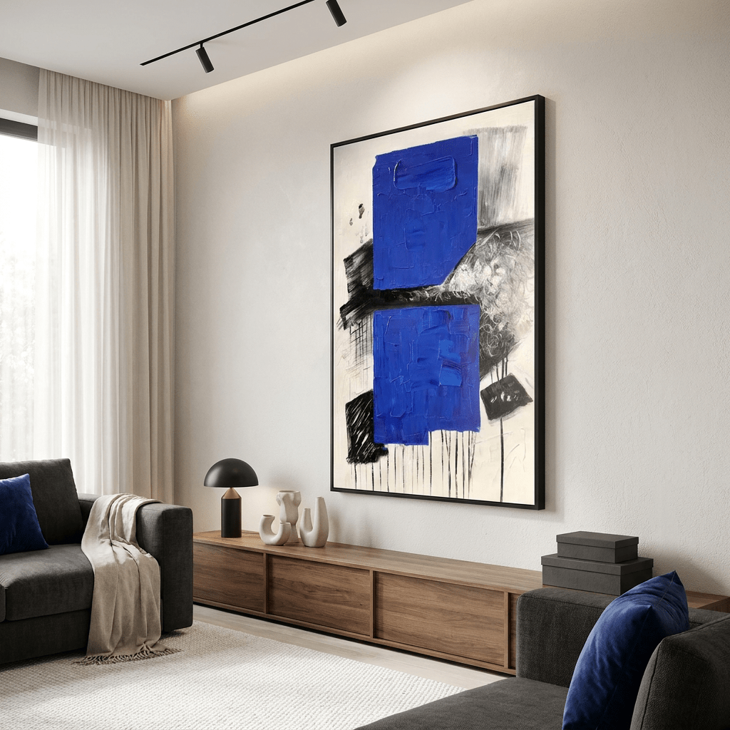 Cuadrados azules