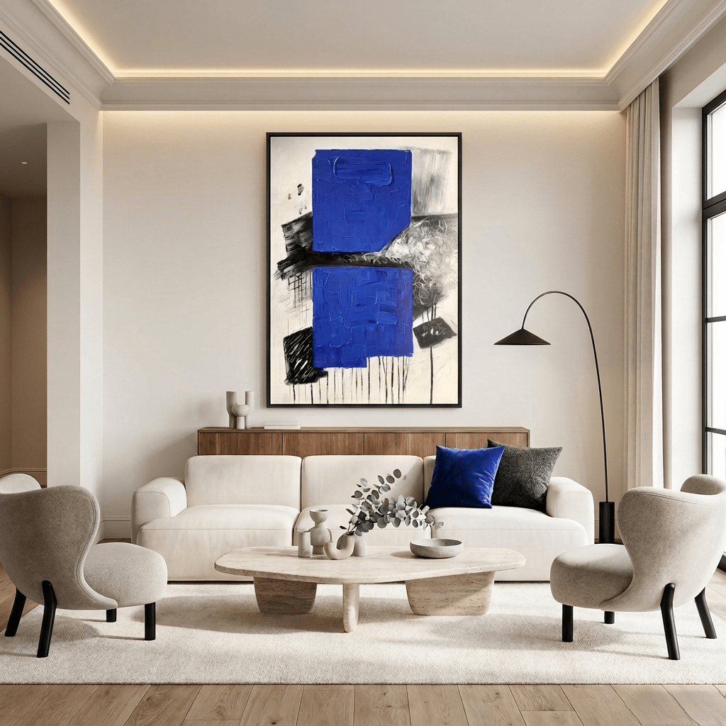 Cuadrados azules