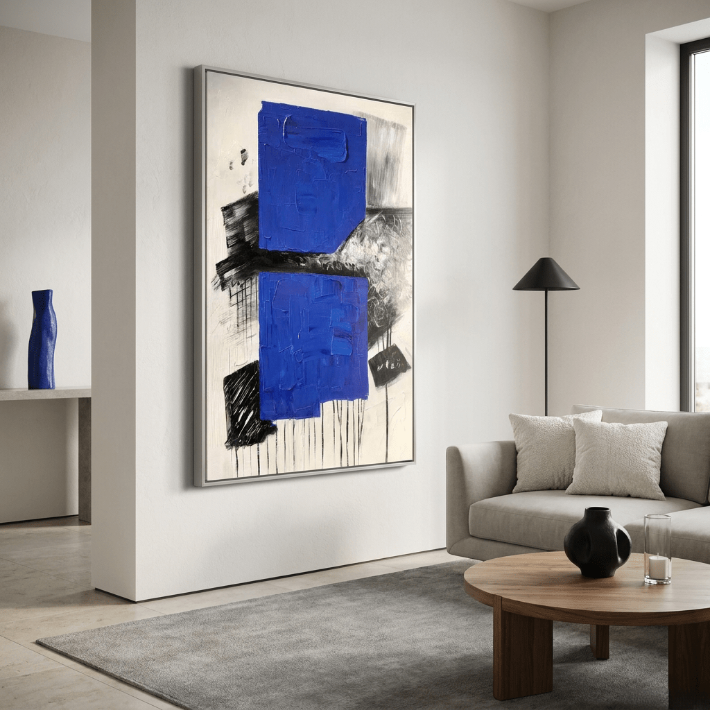 Cuadrados azules