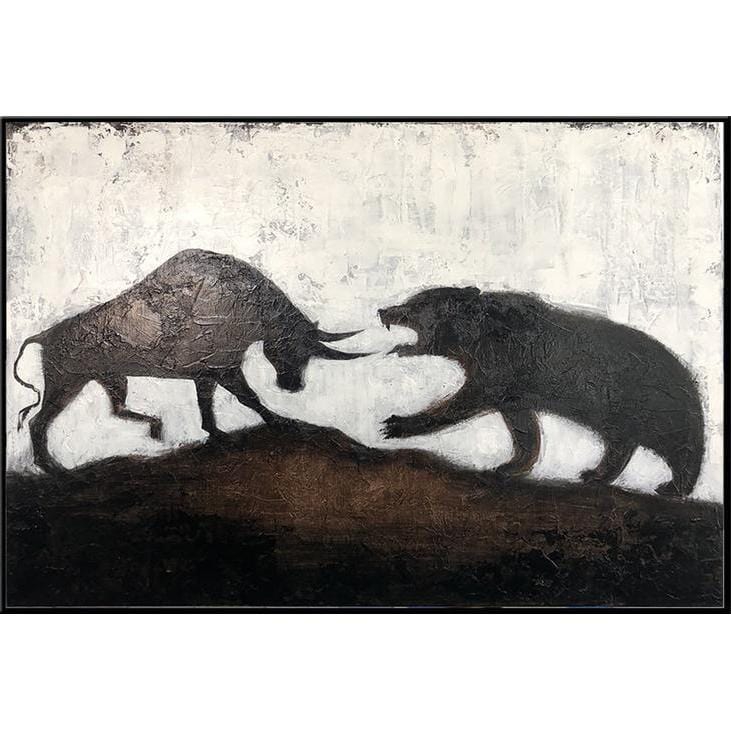 Bulle gegen Bär