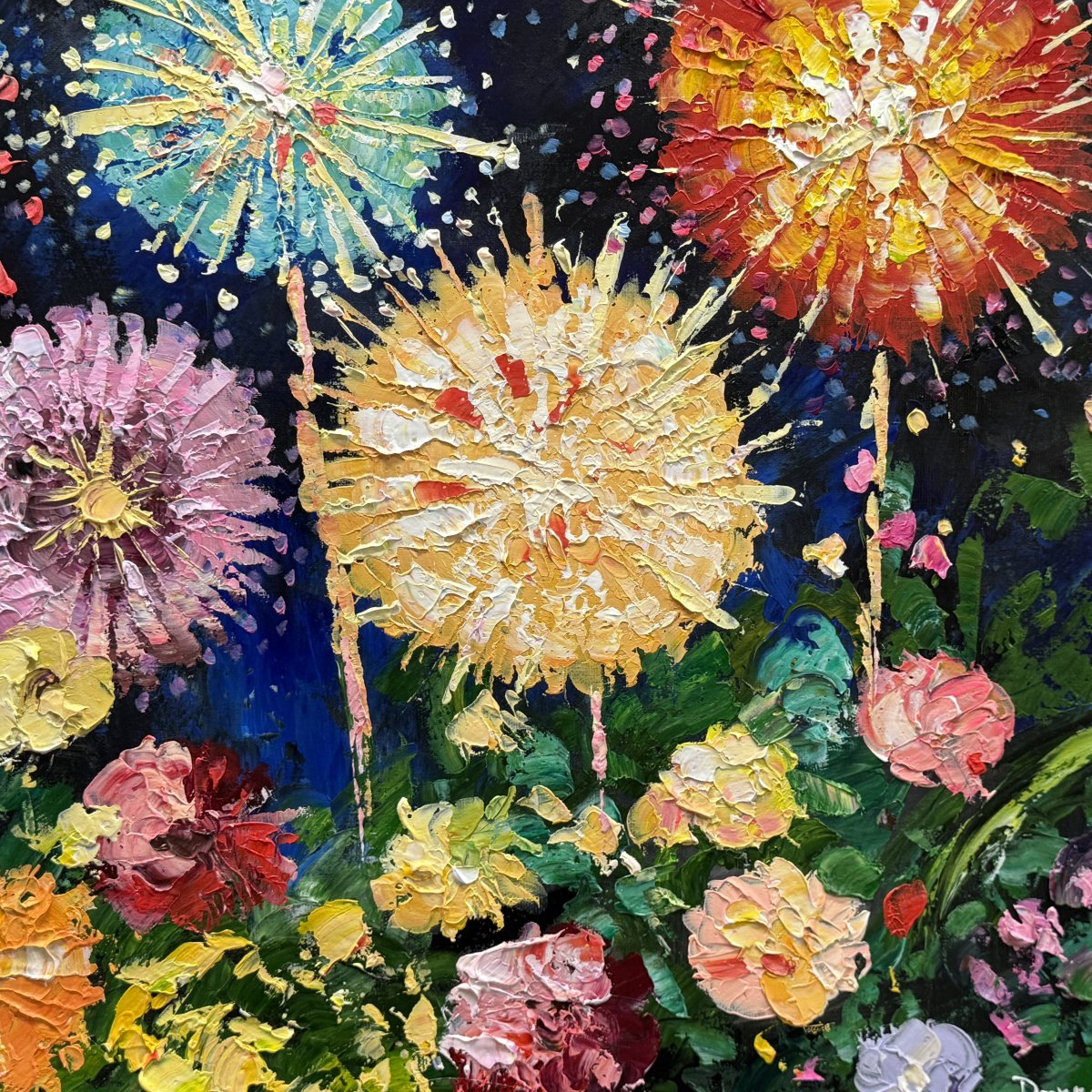 Flores de fuegos artificiales