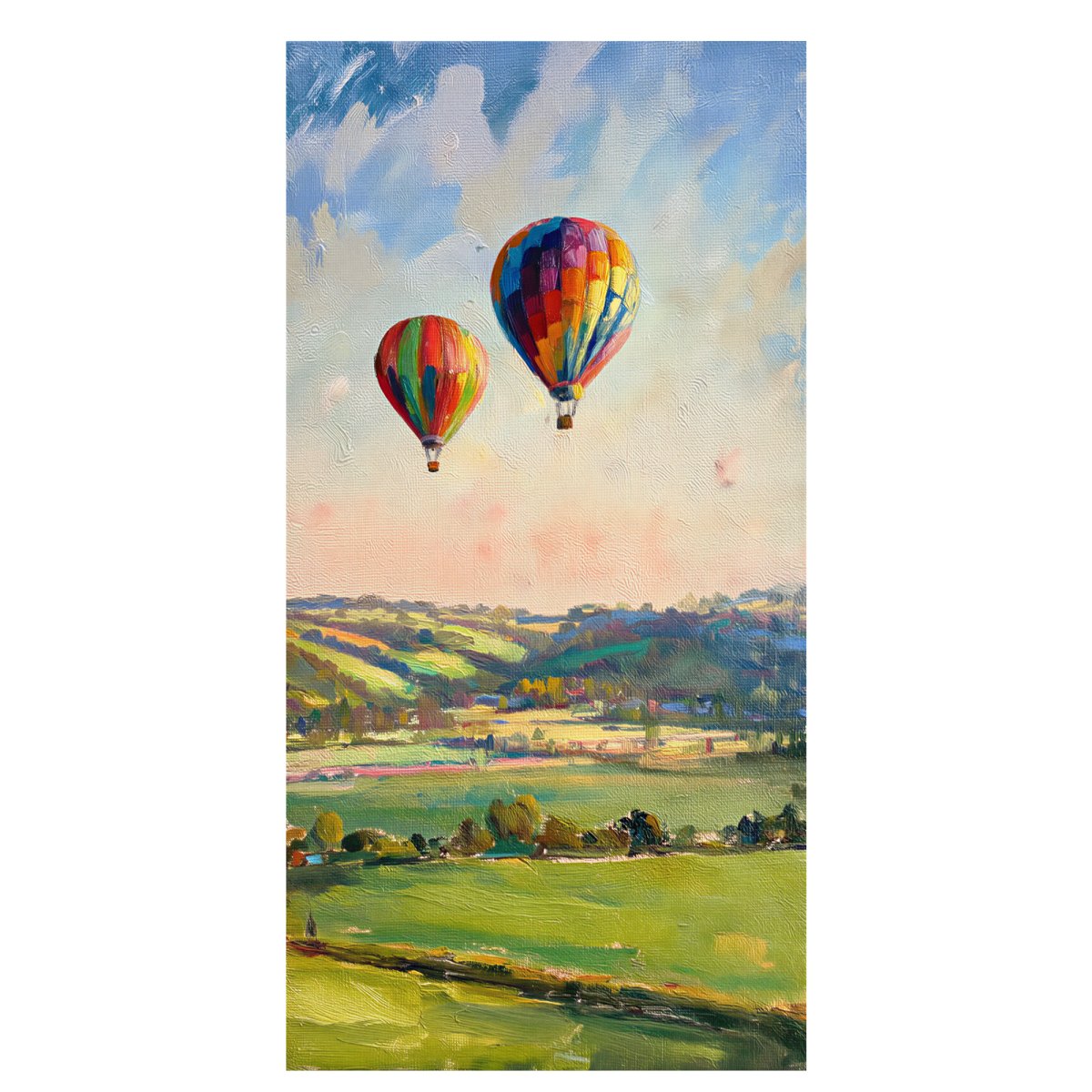 Flight over Tuscany