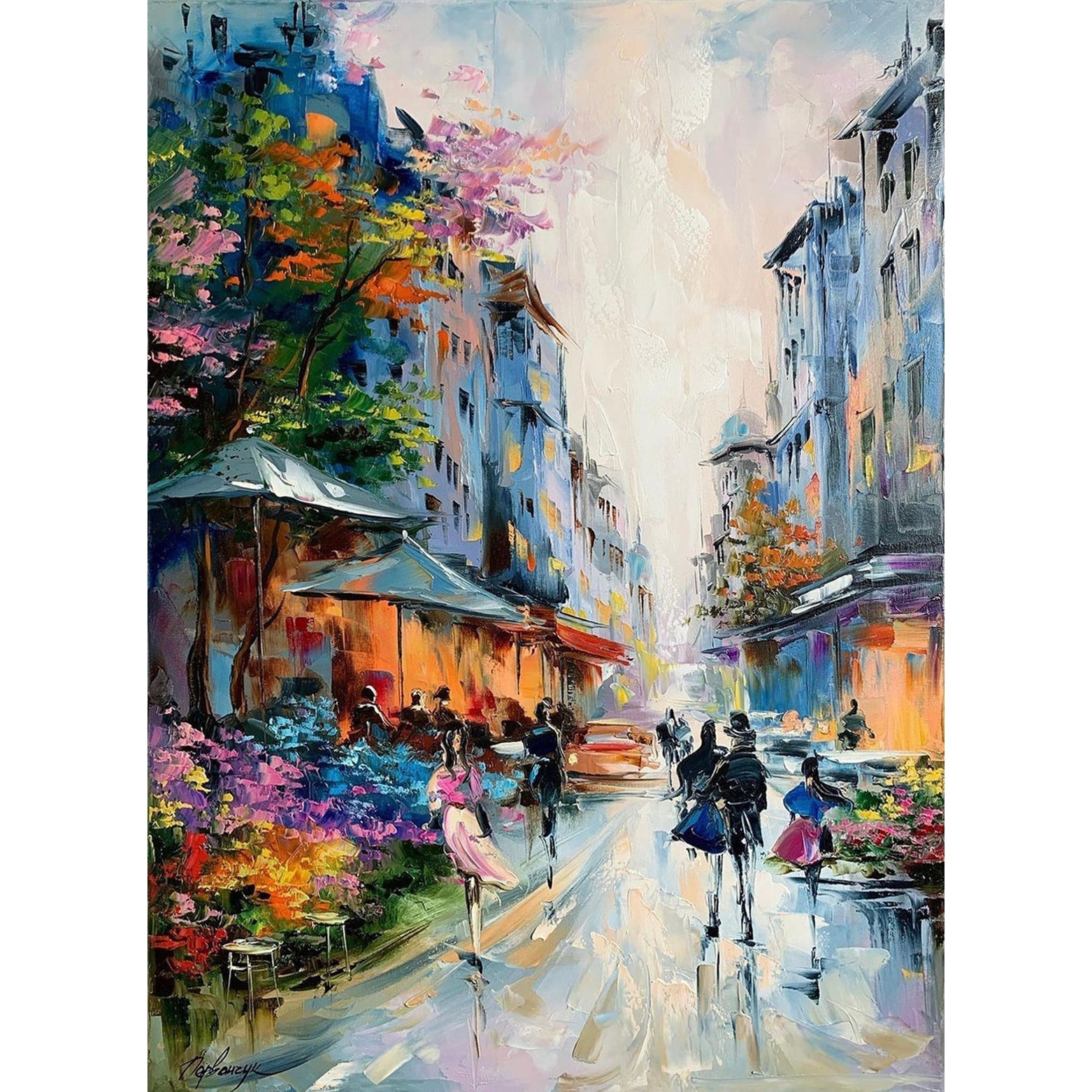 Marché Aux Fleurs - 40x60"