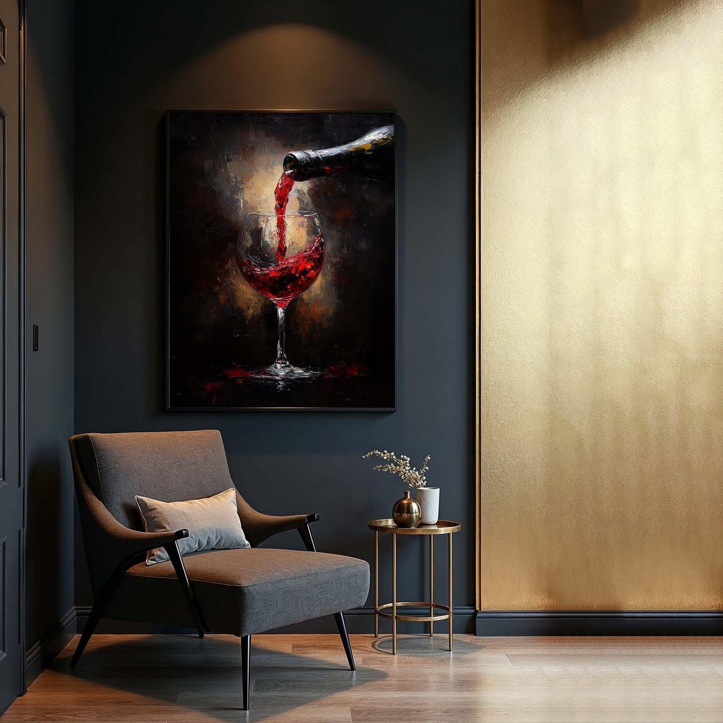 Pouring Red - 56x84"