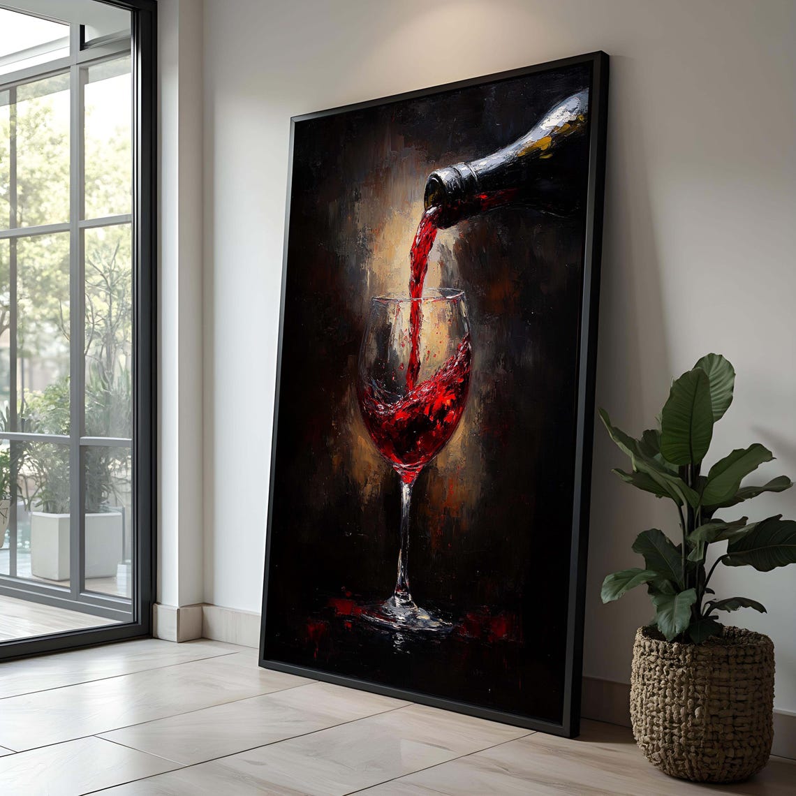 Pouring Red - 56x84"