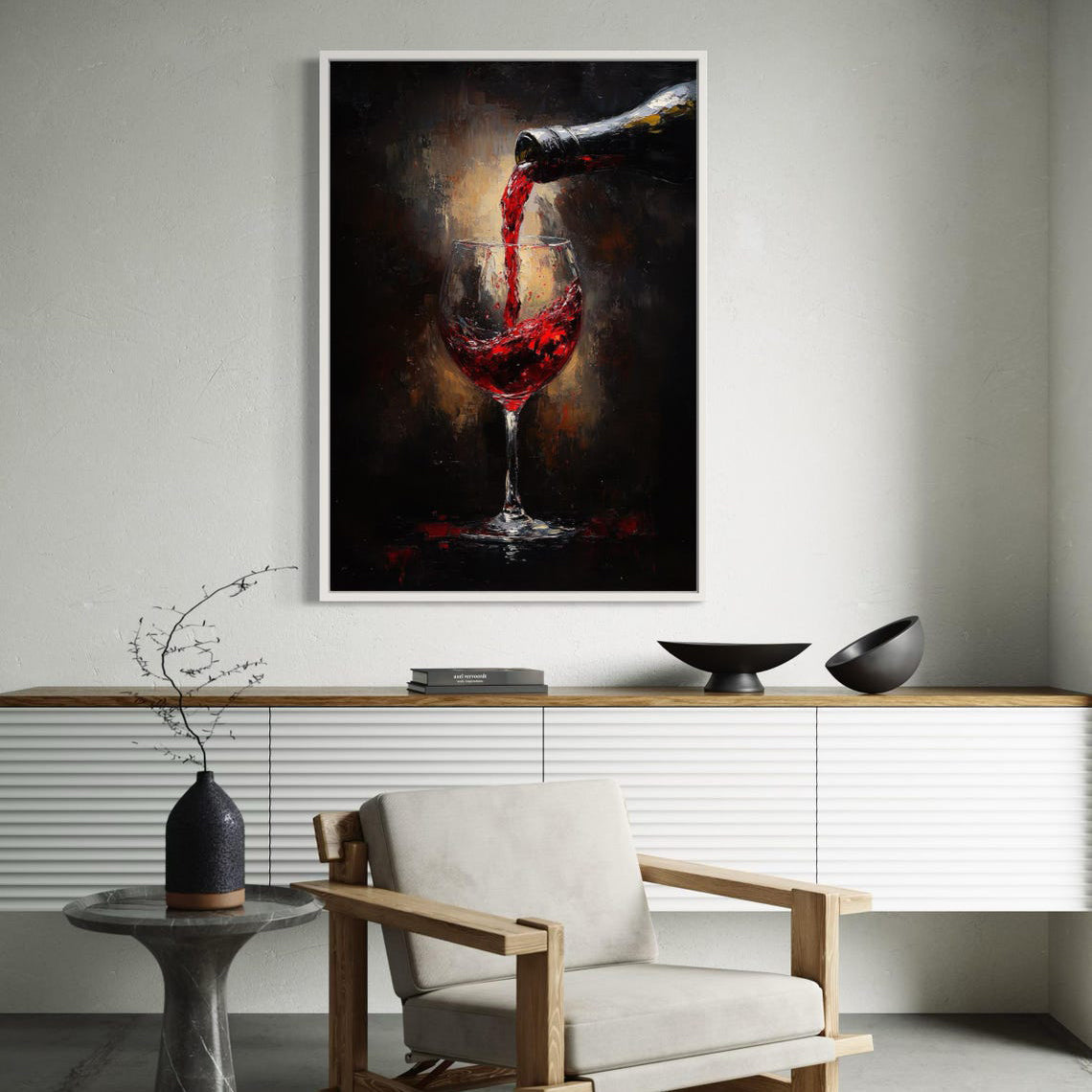 Pouring Red - 56x84"