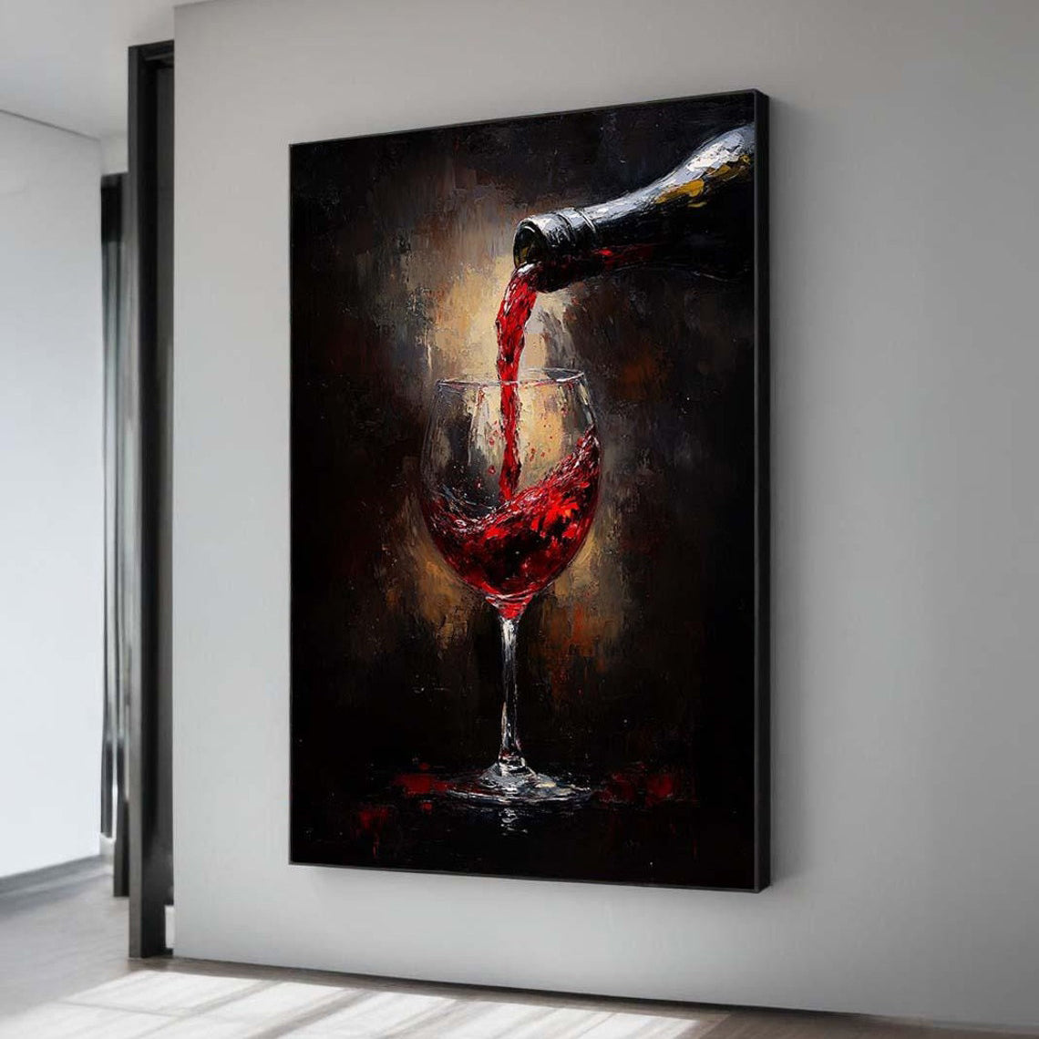 Pouring Red - 56x84"