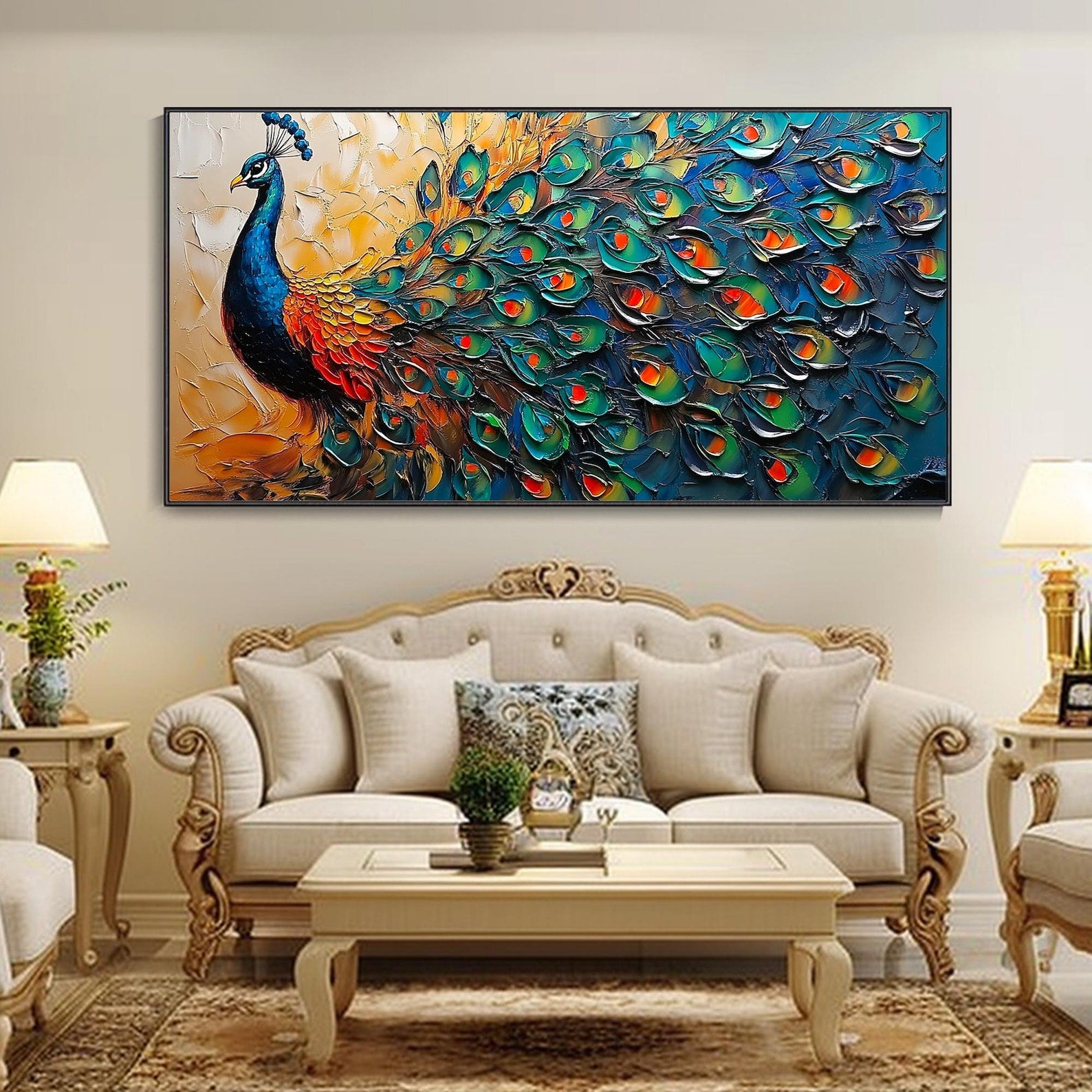 Indigo der Pfau