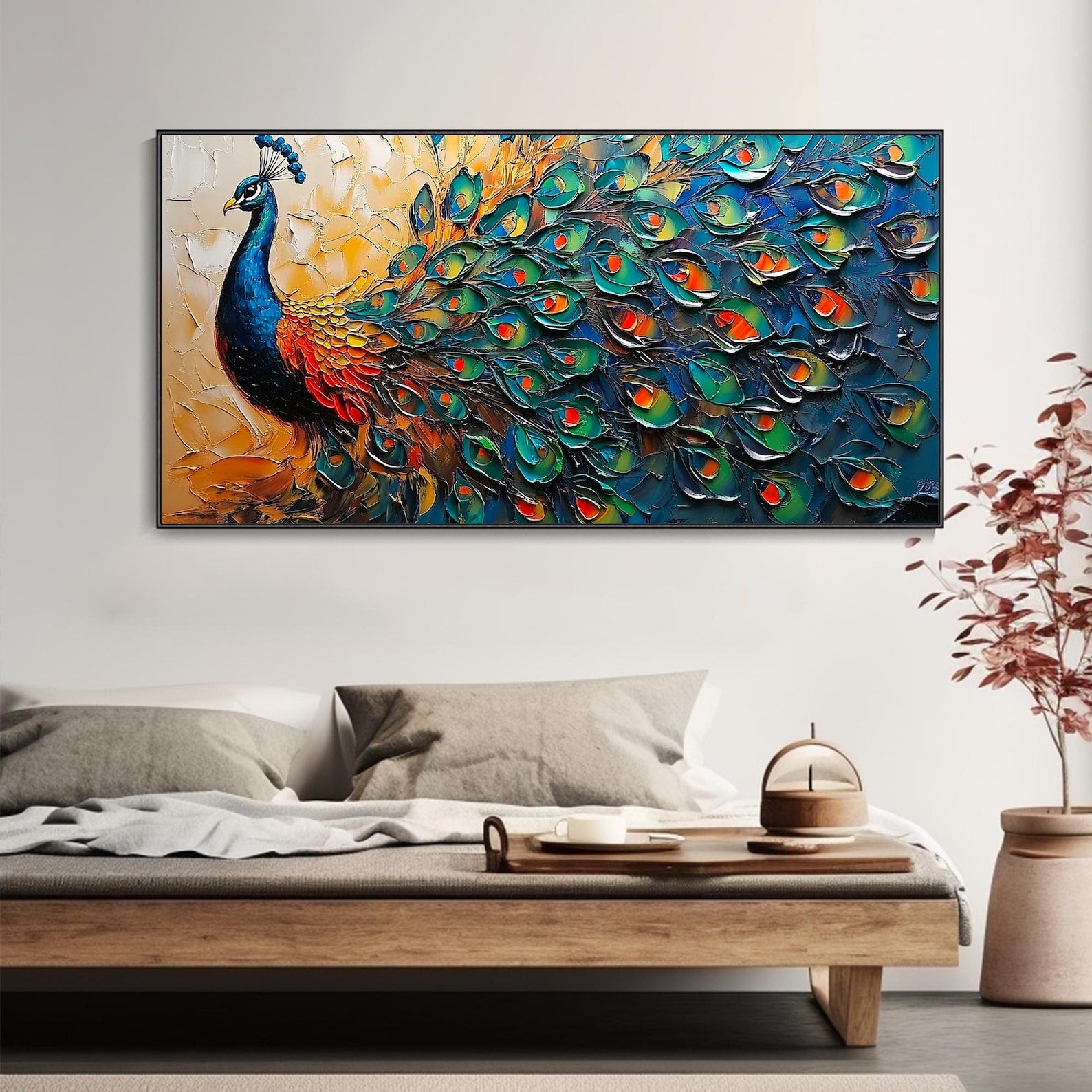 Indigo der Pfau