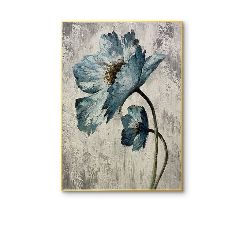 Die gefrosteten Mohnblumen