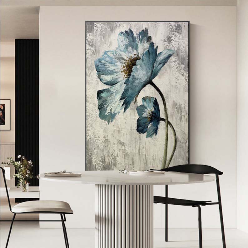 Die gefrosteten Mohnblumen