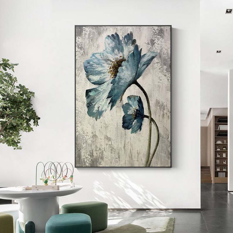 Die gefrosteten Mohnblumen