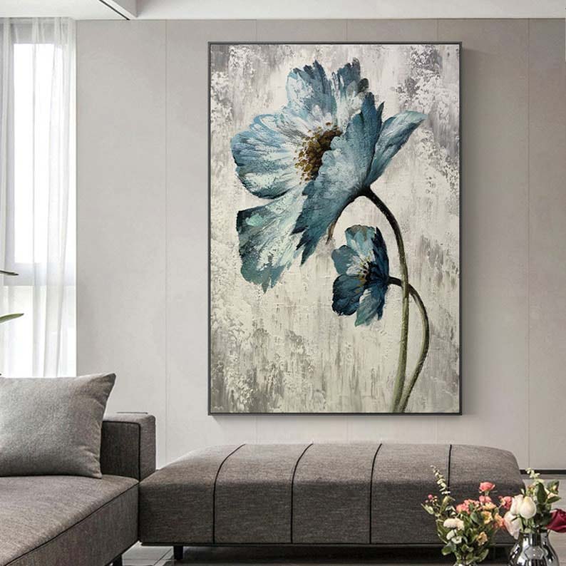 Die gefrosteten Mohnblumen