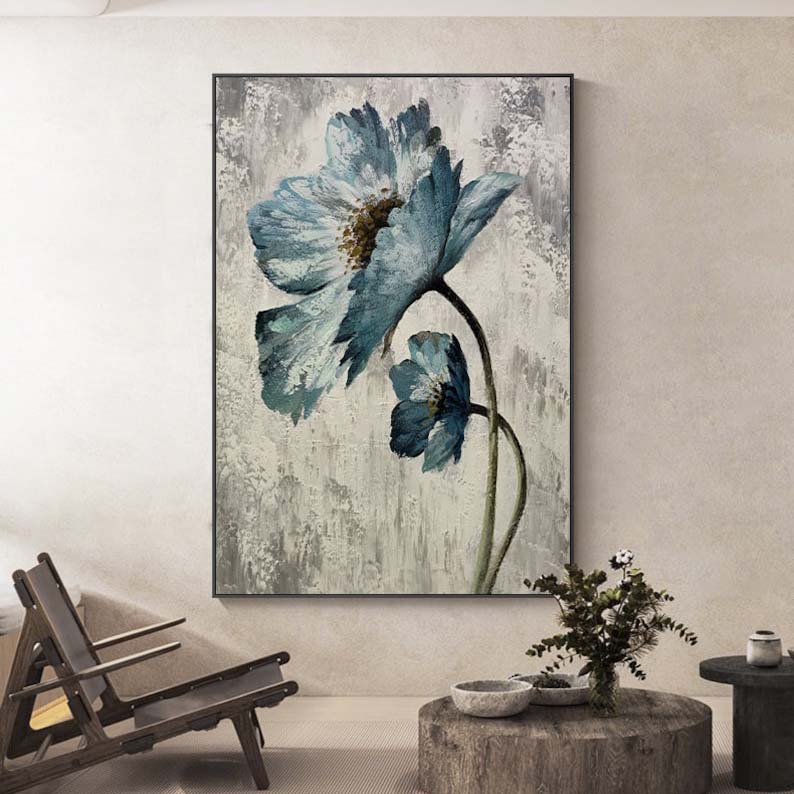 Die gefrosteten Mohnblumen