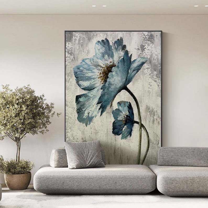 Die gefrosteten Mohnblumen